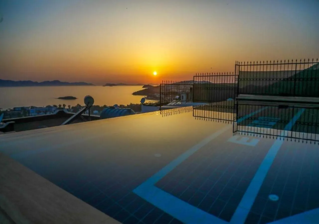 Bodrum Eason Villa & House 350M2 Full Sea View With Private Infinity Pool Turecko