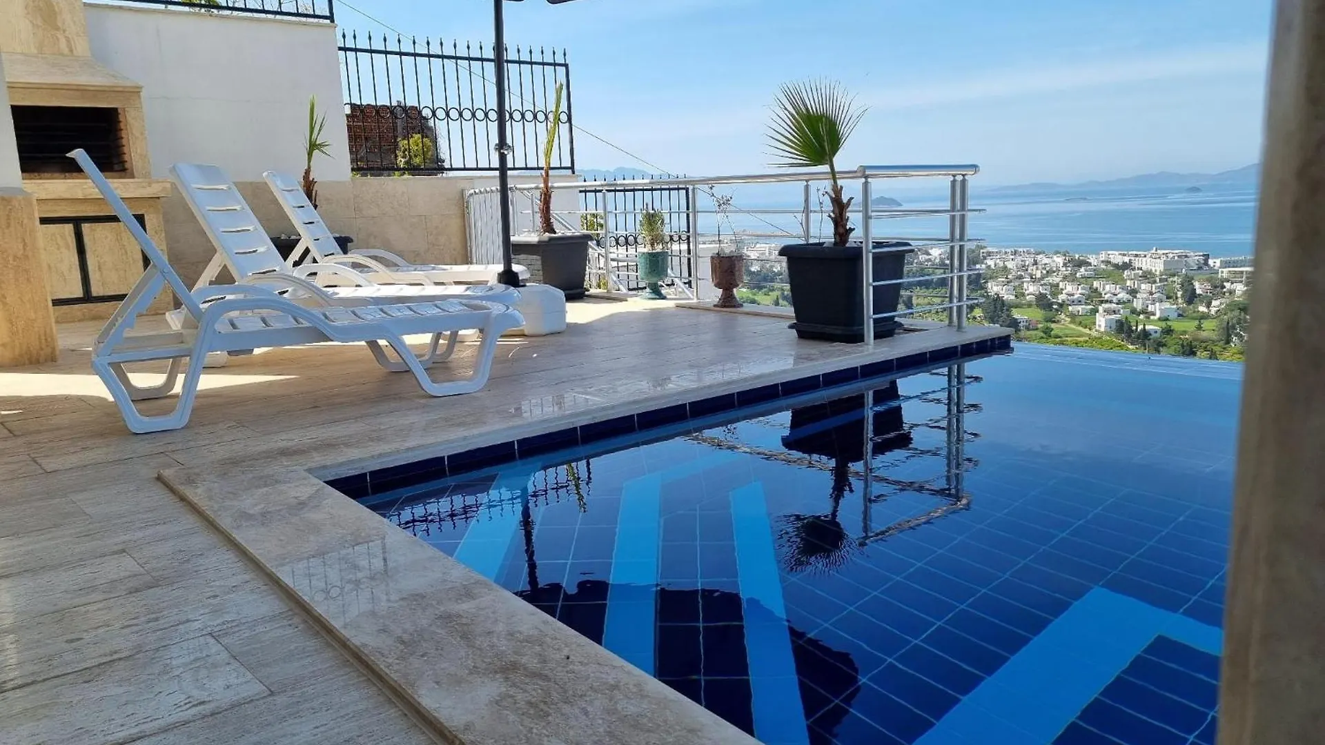 Bodrum Eason Villa & House 350M2 Full Sea View With Private Infinity Pool Turkiet